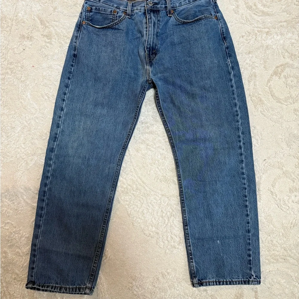 Levi’s 505 Jeans Men 36x26 Blue‎ Regular Fit Straight Leg Classic Denim